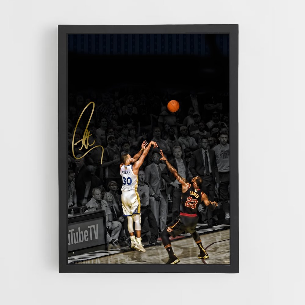 Poster Précision Divine – affiche Basketball (vue 2)